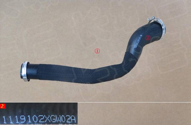 Haval Jolion 2022 Original Intercooler Intake Hose 1119102XGW02A هافال جوليون 2022 خرطوم تيربو أصلي