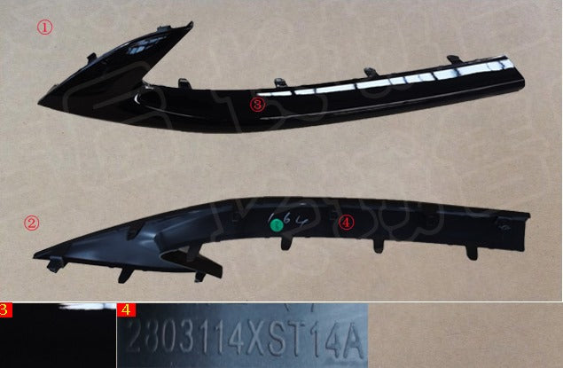 Haval Jolion HEV 2022 Front Bumper Left Central Garnish	2803127XST14A