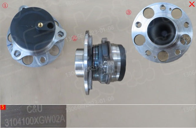 HAVAL Jolion 2022 ORIGINAL Rear Wheel Hub Assembly (فلنجة العجلة الخلفية لهافال جوليون 2022) 3104100XGW02A 