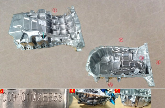 Haval H6 2022 1.5T Original Engine Oil Pan Assembly (كارتيرة زيت المحرك هافال اتش 6 2022)  1009100XEB58