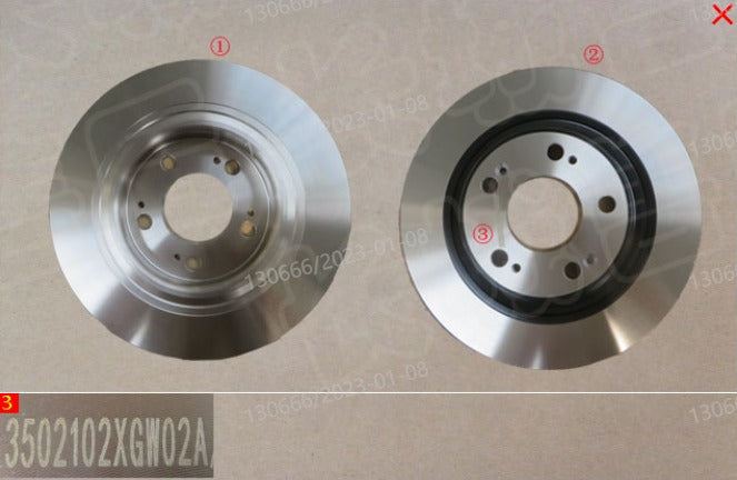 HAVAL Jolion 2022 ORIGINAL Rear Brake Disc (ديسك فرامل خلفى هافال جوليون 2022)  3502102XGW02A