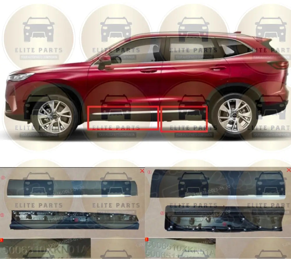 Haval H6 3Rd Generation Original Outer Doors Trim Panels