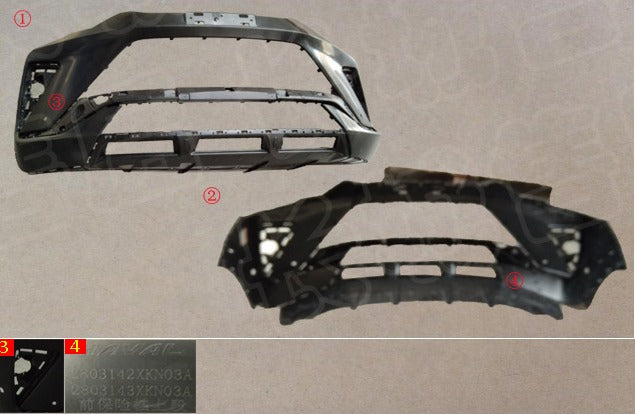 HAVAL H6 GT 2022 Original Front Bumper Assembly (صدام امامى هافال اتش 6 جى تى اصلى)  2803402XKN03A