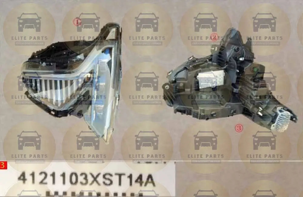 Haval Jolion HEV 2022 Original Right Front Headlight Assembly (كشاف امامى جهة اليمين هافال جوليون هايبرد 2022)  4121103XST14A