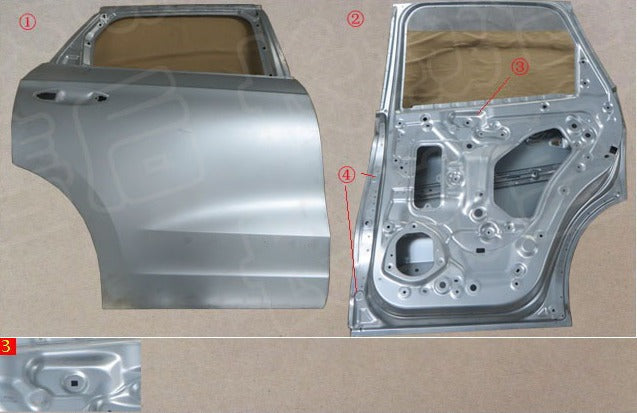 HAVAL Jolion 2022 Original Right Rear Door Metal Sheet Assembly (باب خلفى يمين هافال جوليان 2022)  6201200AST01A