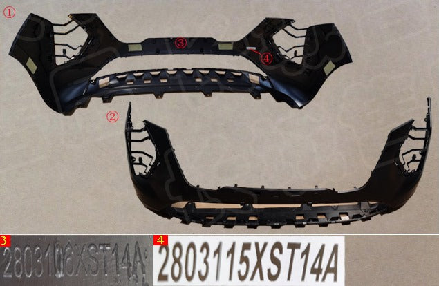 Haval Jolion HEV 2022 Original Front Bumper Assembly ( صدام أمامي هافال جوليون HEV 2022)  2803115XST14A