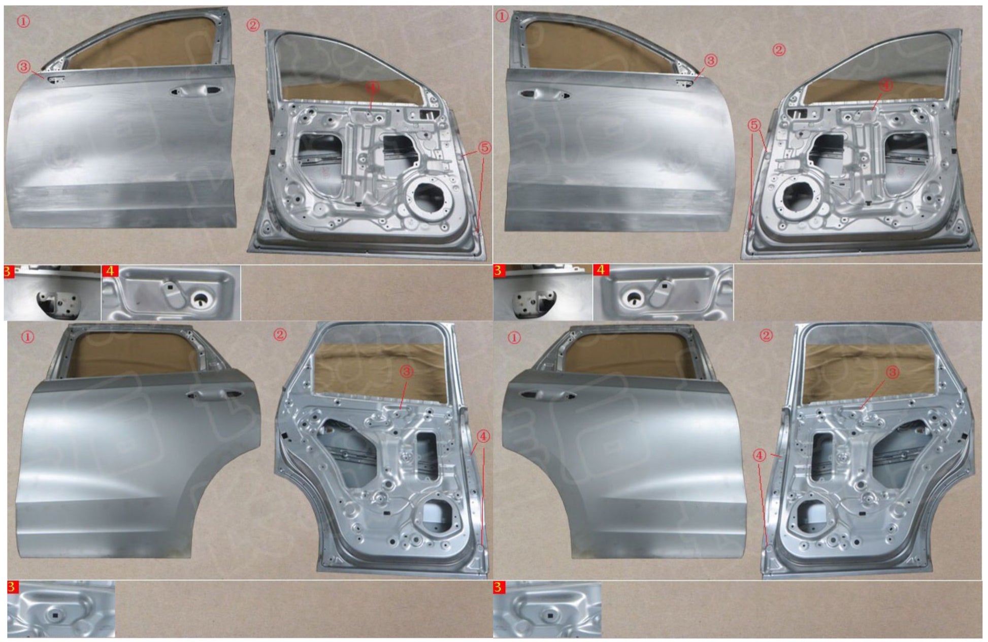 HAVAL Jolion 2022 Original Doors Metal Sheets Assembly (ابواب هافال جوليان اصلية موديل سنة 2022)