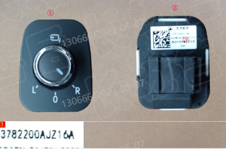 Haval H6 2020 Original Electric Mirror Control Switch 3782200AJZ16A هافال H6 2020 مفتاح تحكم بالمرآة كهربائي اصلي