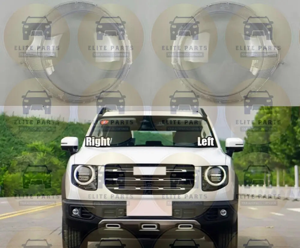 HAVAL Dargo Front Headlights Lampshade Cover Lens (باغات غطاء عدسات كشافات مصابيح امامية هافال دارجو)