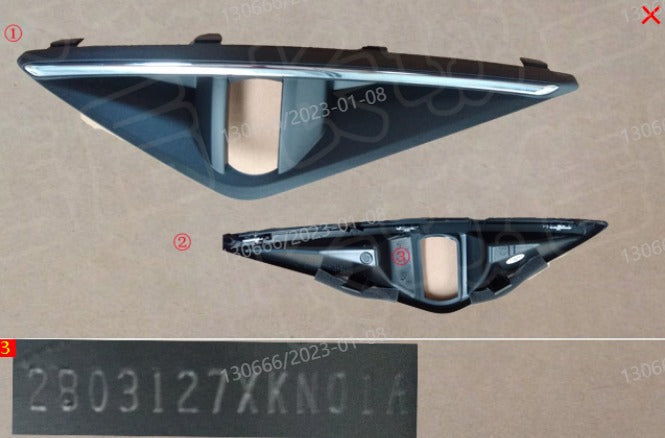 Haval H6 2022 Left Front Fog Light Cover (غطاء مصباح الضباب الامامى الايسر هافال اتش 6 2022) 2803127XKN01A 