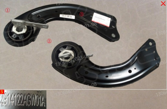 HAVAL H6 2022 3rd Generation ORIGINAL Rear Suspension Left trailing arm assembly 2914122AGW01A  هافال H6 2022 الجيل الثالث نظام التعليق الخلفي الأصلي الذراع الخلفية اليسرى