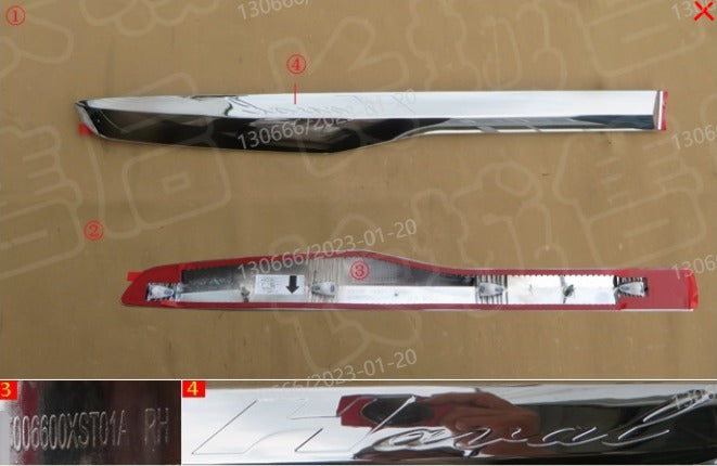 Haval Jolion 2022 Right Rear Door Nickel Strip (شريط نيكل الباب الخلفى يمين جوليون 2022)   5006600XST01A