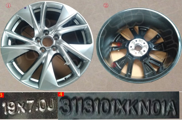 Haval H6 2022 3rd Gen. Original Alloy Rim Assembly 3113101XKN01A هافال H6 2022 الجيل الثالث جنط عجلة اصلى