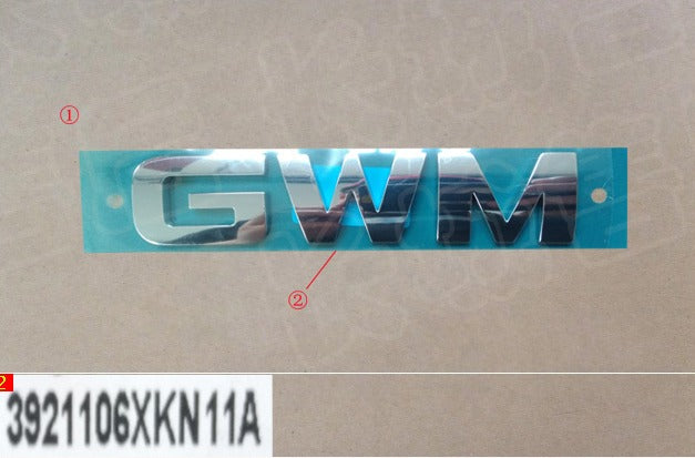 GWM Rear Logo: 3921106XKN11A