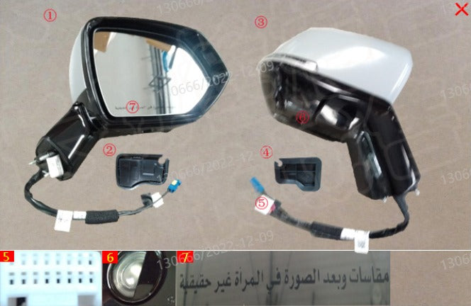 Haval H6 2022 Original Right Rearview mirror assembly (مراية جانبية اصلية يمين هافال H6 2022)  8202340XKN11A