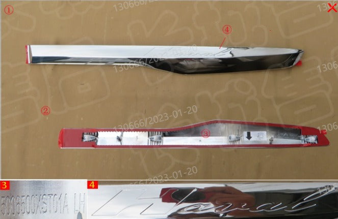 Haval Jolion 2022 Left Rear Door Nickel Strip (شريط نيكل الباب الخلفى شمال جوليون 2022)  5006500XST01A