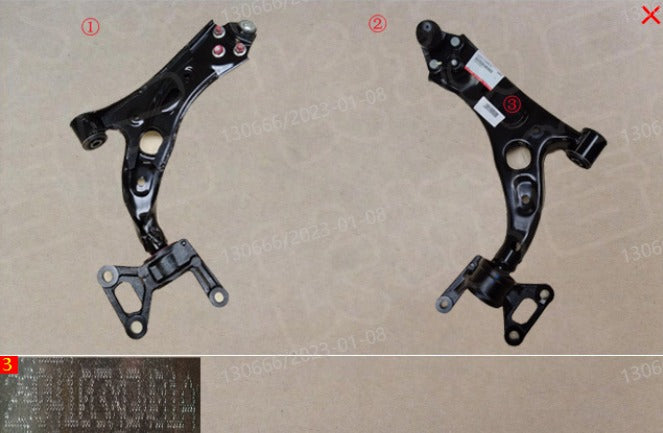 HAVAL H6 2022 3rd Generation Left Front Lower Control Arm 2904103XGW01A هافال H6 2022 الجيل الثالث مقص أمامي الأيسر