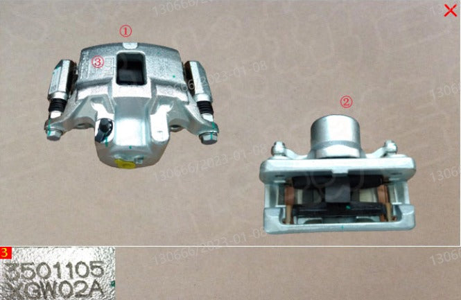 HAVAL Jolion 2022 ORIGINAL Left Front Brake Caliper (كاليبر فرامل امامي شمال جوليون) 3501105XGW02A