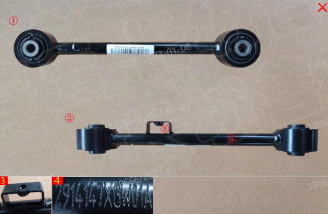 HAVAL H6 2022 3rd Generation ORIGINAL Rear Suspension Lower Right control arm assembly 2914147XGW01A هافال H6 2022 الجيل الثالث الأصلي نظام التعليق الخلفي السفلي ذراع التحكم الأيمن