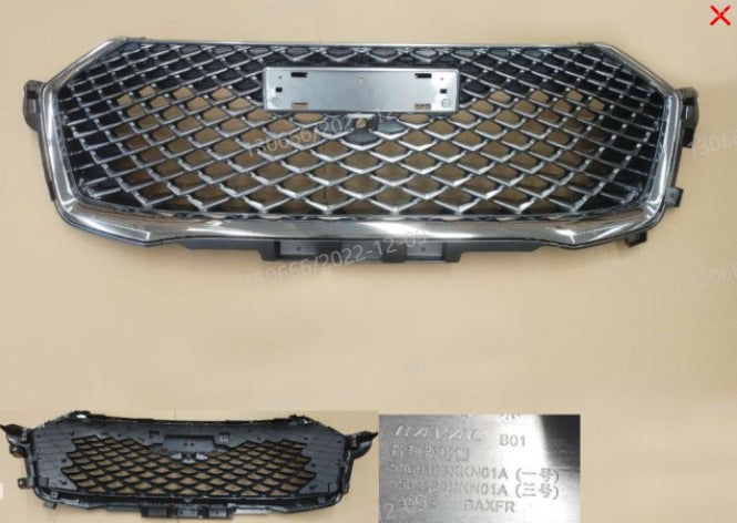 HAVAL H6 2022 3rd Generation Original Plastic Front Radiator Grill 5509101XKN01A هافال H6 2022 الجيل الثالث شبكة أمامية بلاستيكية أصلية